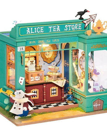 Kit casa in miniatura Rolife - Negozio di tè di Alice DG156