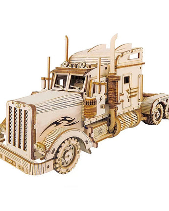 Modello in scala di camion pesanti ROKR Puzzle 3D in legno MC502