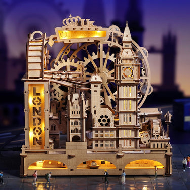 ROKR Marble Travel London Marble Run Wooden 3D Puzzle EGB01