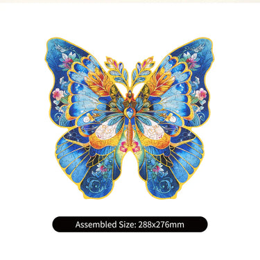 Rowood Wooden Jigsaw Puzzle -Morpho Helena TA003