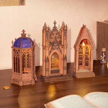 Rolife Geometric Cathedral DIY Wooden 3D Puzzle TGA03