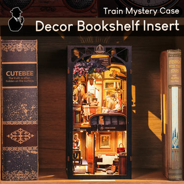 Cutebee-DIY Book Nook Kit (Train Mystery)