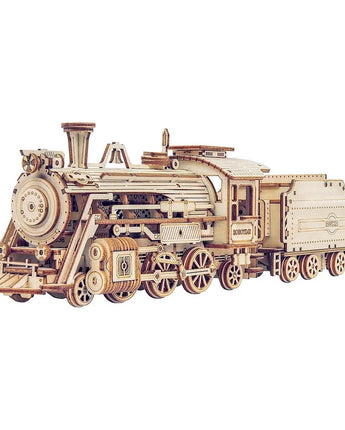 ROKR Prime Treno espresso a vapore Puzzle 3D in legno MC501