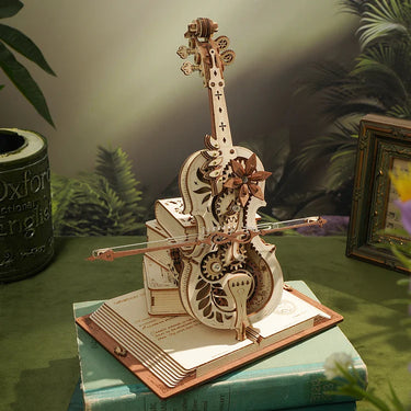 ROKR Magic Cello Carillon Meccanico Puzzle 3D in Legno AMK63