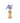 Rowood Iris viola DIY Wooden Flower 3D Puzzle  TW121