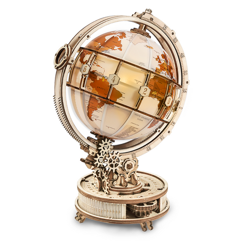 ROKR Luminous Globe ST003 DIY 3D Wooden Model