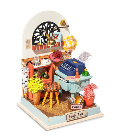 Rolife Record Mood (Study) DIY Miniature Dollhouse DS017