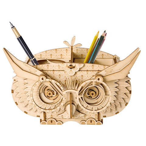Rolife Owl Box TG405 Modern 3D Wooden Puzzle